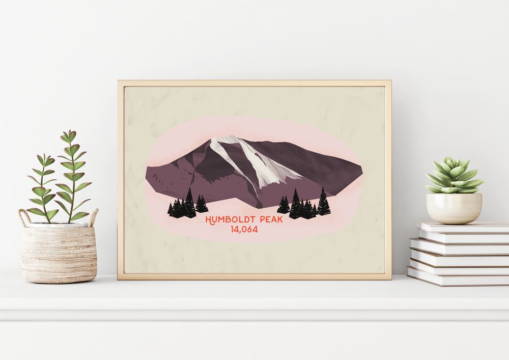 14er Mountain Illustrations — Lindsay Jones